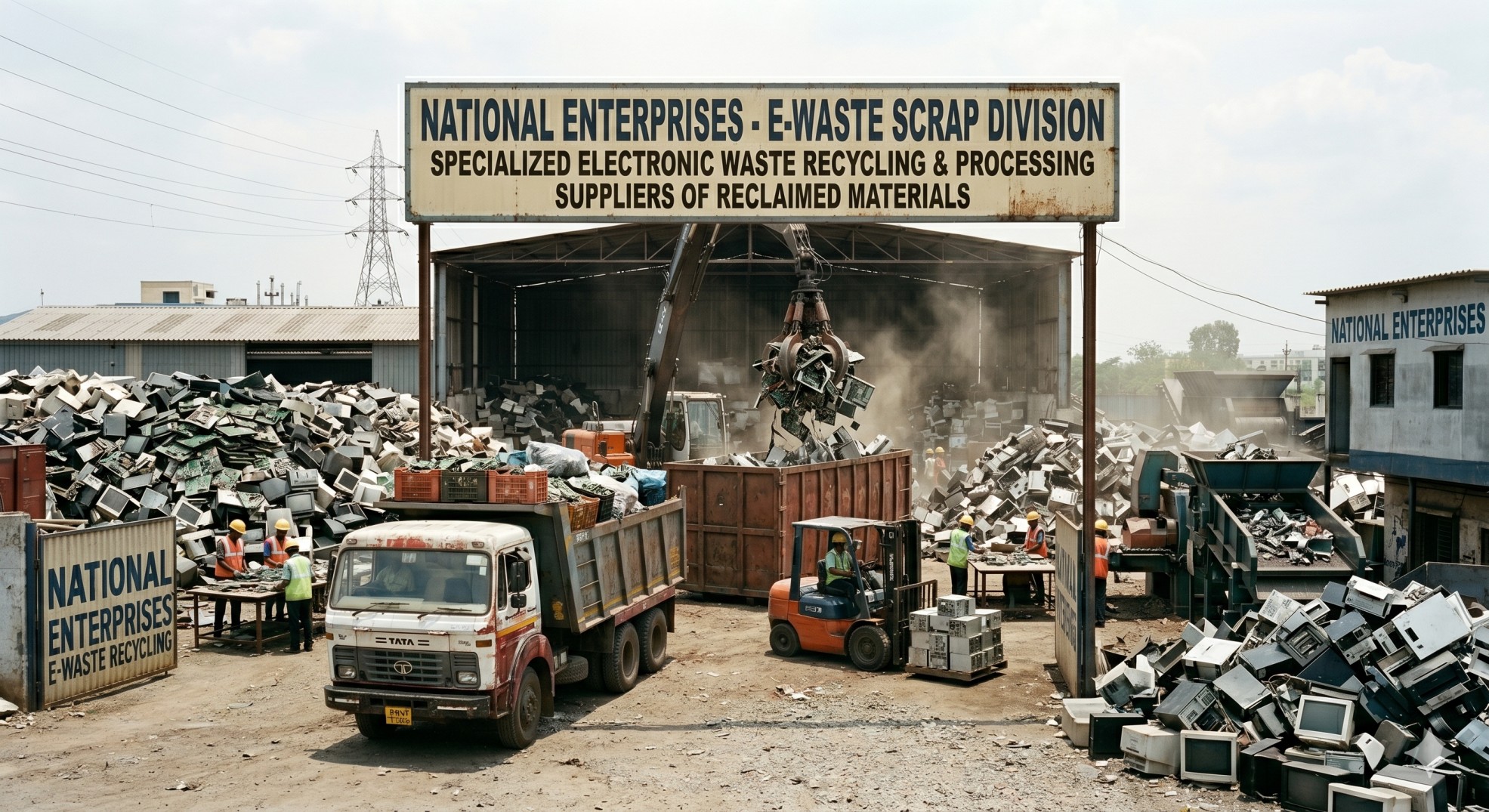 Industrial Scrap Background