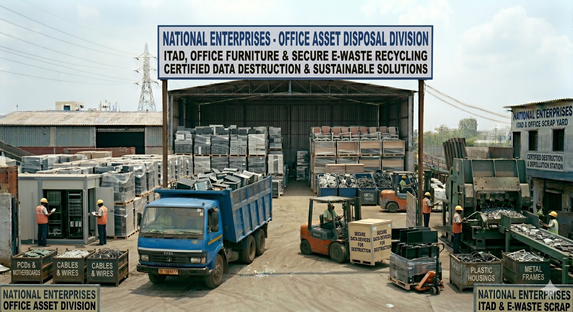 Industrial Scrap Background