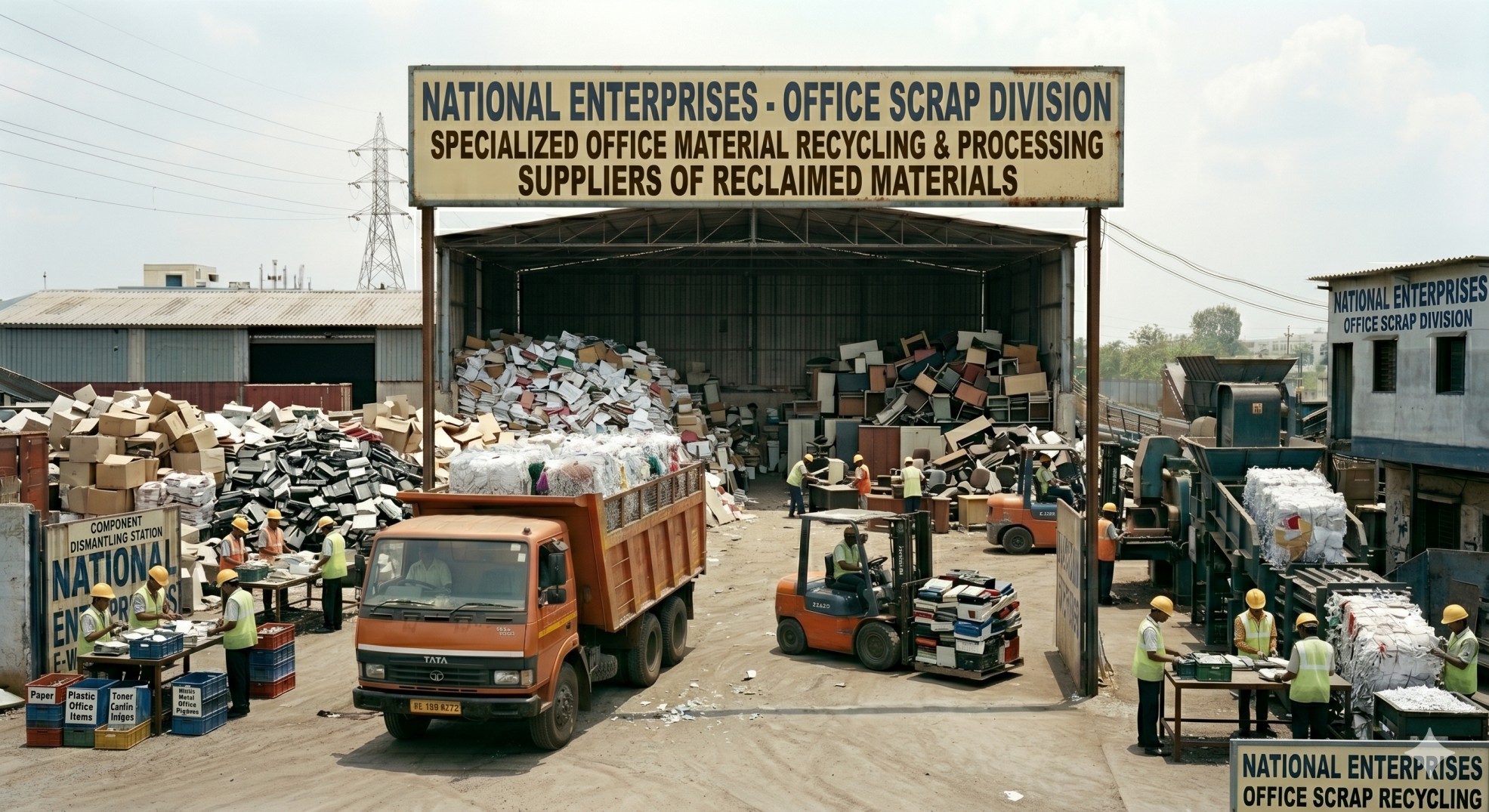 Industrial Scrap Background